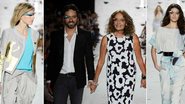 Desfile da estilista Diane Von Furstenberg na Semana de Moda de Nova York, no dia 9 de setembro - Foto-Montagem/Marcio Madeira