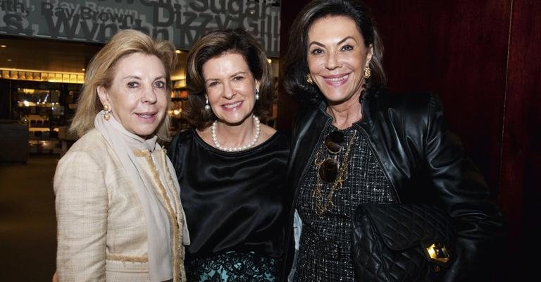 Bete Arbaitman, Rosana Cunha e Beth Szafir se reúnem em evento promovido por joalheria de luxo, em SP. - -