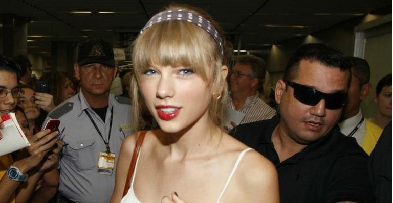 Taylor Swift desembarca no Rio de Janeiro - Gabriel Reis e Delson Silva/ AgNews