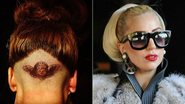 Lady Gaga faz tatuagem de querubim na cabeça - Reprodução Bang Showbiz/Splash News