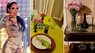 Cida (Isabelle Drummond) e detalhes da decoração de seu apartamento - Divulgação/ Rede Globo