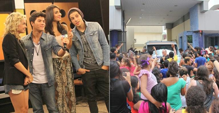 Lua Blanco, Arthur Aguiar, Mel Fronckowiak e Chay Suede em Belém, no Pará - Wesley Costa / AgNews