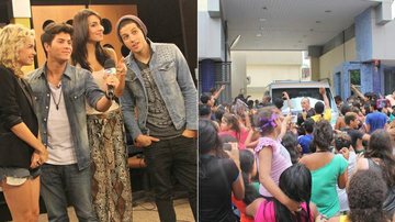 Lua Blanco, Arthur Aguiar, Mel Fronckowiak e Chay Suede em Belém, no Pará - Wesley Costa / AgNews