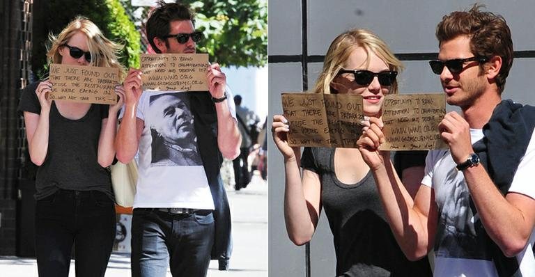 Emma Stone e Andrew Garfield - Splash News