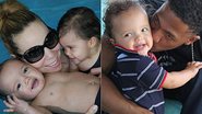 Mariah Carey e Nick Cannon com os gêmeos - Reprodução/Dembabies.com