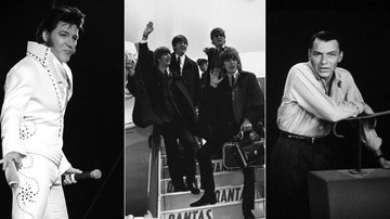 Elvis Presley, The Beatles e Frank Sinatra - Getty Images