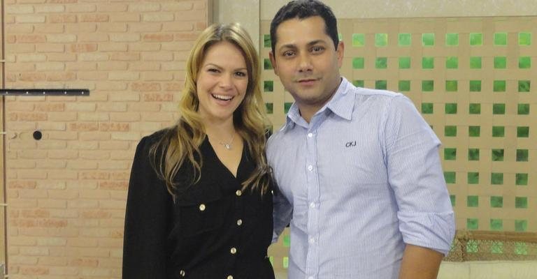 Carol Minhoto recebe o restaurateur Luiz Flores em seu programa, na Gazeta, SP - -