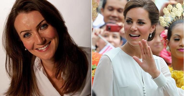 Heidi Agan, sósia de Kate Middleton, e a Duquesa de Cambridge - Reprodução Facebook/ Getty Images