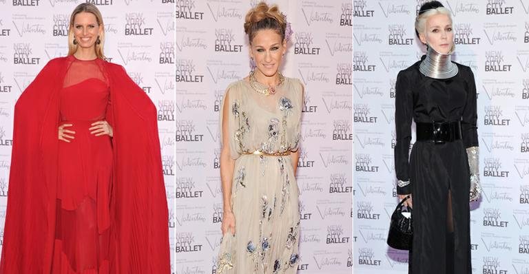 Karolina Kurkova, Sarah Jessica Parker e Daphne Guinness - Getty Images