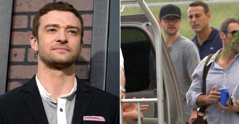 Justin Timberlake em sua despedida de solteiro - Getty Images/ Grosby Group