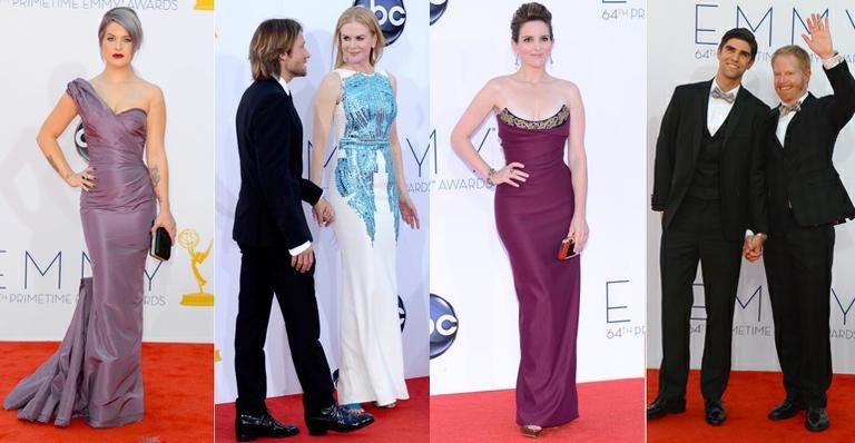 Kelly Osbourne; Keith Urban e Nicole Kidman; Tina Fey; Justin Mikita e Jesse Tyler Ferguson - Getty Images