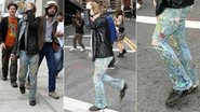 Macaulay Culkin aparece com calça cheia de tinta em Nova York, Estados Unidos - The Grosby Group