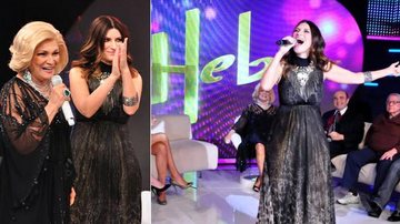 Hebe e Laura Pausini - Divulgação/ RedeTV!