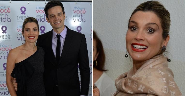 Ao lado do marido, o ato Otaviano Costa, Flávia Alessandra fala de sua nova personagem - André Muzel / AgNews