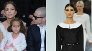 J-Lo, Emme e Casper no desfile da Chanel - Getty Images