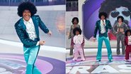 Rodrigo Faro imita o grupo Jackson 5 - Edu Moraes / Divulgação Record