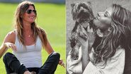 Gisele Bündchen faz tributo ao yorkshire Vida, que morreu, em sua página do Facebook - Fotomontagem