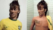 Estátua de cera do jogador de futebol Neymar - Divulgação