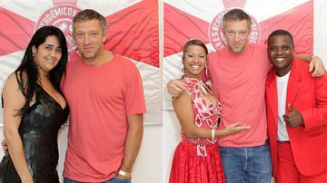 Vincent Cassel prestigia ensaio da escola de samba da Salgueiro, no Rio de Janeiro - Alex Nunes/ Divulgação