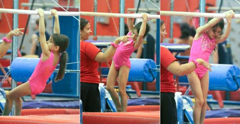 Suri Cruise na aula de ginástica - Grosby Group