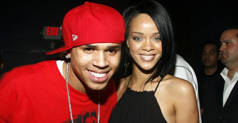 Chris Brown e Rihanna, em 2008 - Getty Images