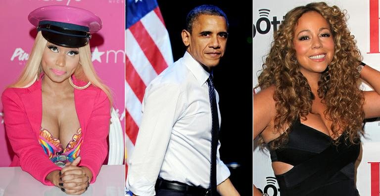 Nicki ou Mariah? De que lado está Barack Obama? - Getty Images