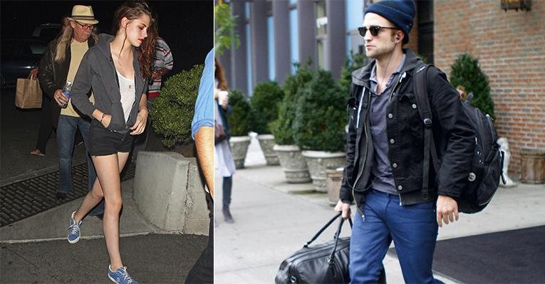 Kristen vai a show em L.A. com o pai, John. Já Robert Pattinson passeia por Nova York. Três meses após a atriz trair o galã, eles teriam se reaproximado. - David Tonnessen/Pacific Coast News