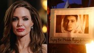 Angelina Jolie e foto de Malala - Getty Images e Reuters