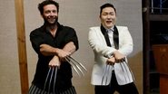 Hugh Jackman dança o hit 'Gangnam Style' com o rapper Psy - Reprodução / Twitter