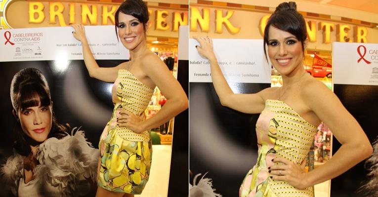 Fernanda Pontes prestigia evento no Rio - Thiago Mattos / AgNews