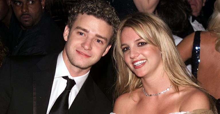 Justin Timberlake e Britney Spears, em 2002 - Getty Images