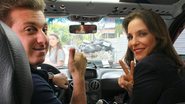 Luciano Huck e Ivete Sangalo andam de táxi no 'Caldeirão' - Dilson Silva/Agnews