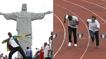 Usain Bolt e Eduardo Paes - Roberto Filho e Fábio Martins/AgNews