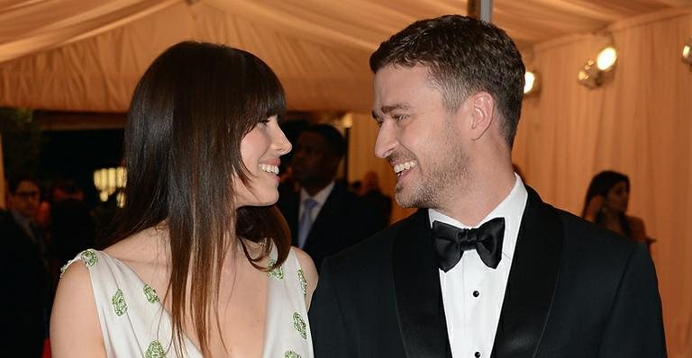 Justin Timberlake e a mulher, Jessica Biel - Getty Images