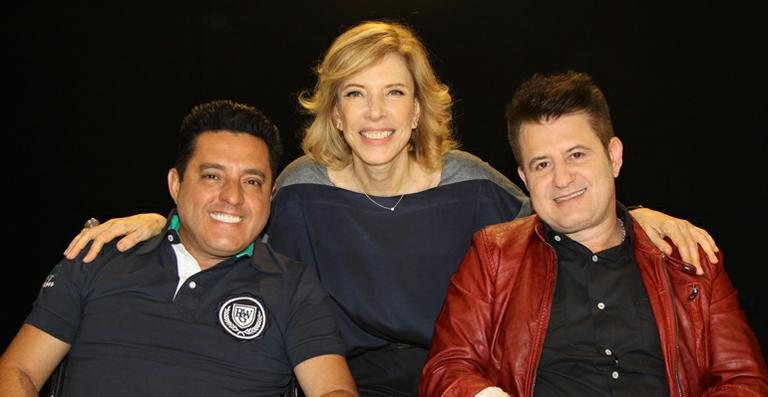 Marília Gabriela recebe Bruno & Marrone no programa - Carol Soares/SBT