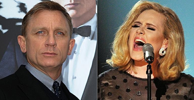 Daniel Craig e Adele - Getty Images