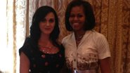 Katy Perry comemora aniversário de 28 anos almoçando com Michelle Obama - Reprodução/Twitter