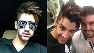 Gusttavo Lima está com os cabelos dourados - Reprodução/Twitter