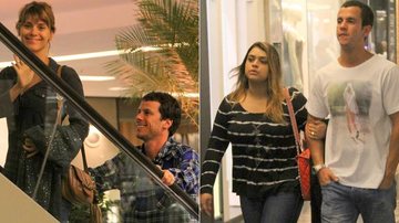 Casais de estrelas curtem noite de sábado em shopping - Daniel Delmiro/AgNews