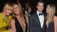 Jennifer Aniston com Cameron Diaz e Justin Theroux - Getty Images