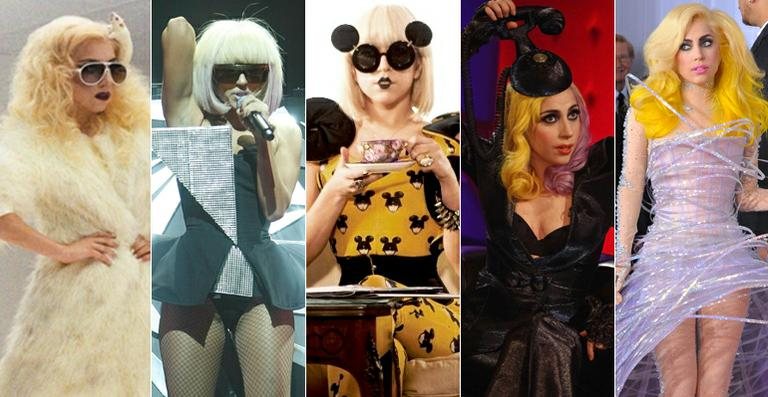 Os looks mais marcantes de Lady Gaga - Fotomontagem