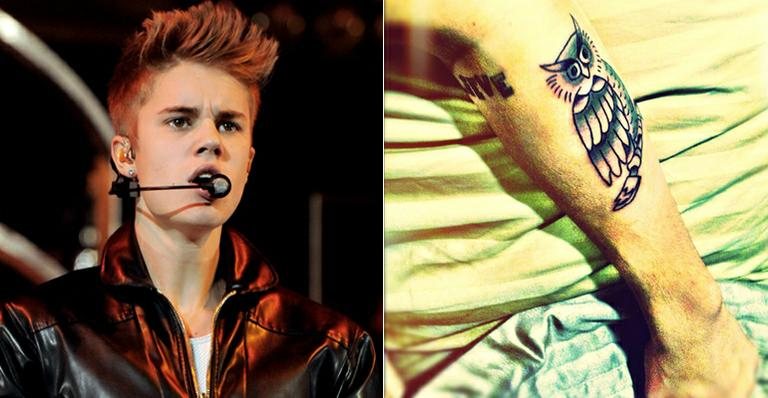 Justin Bieber exibe nova tatuagem no braço - Getty Images e Instagram