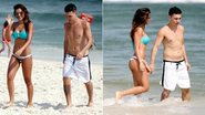 Mariana Rios e Di Ferrero em praia no Rio de Janeiro - Marcos Ferreira/FotoRioNews