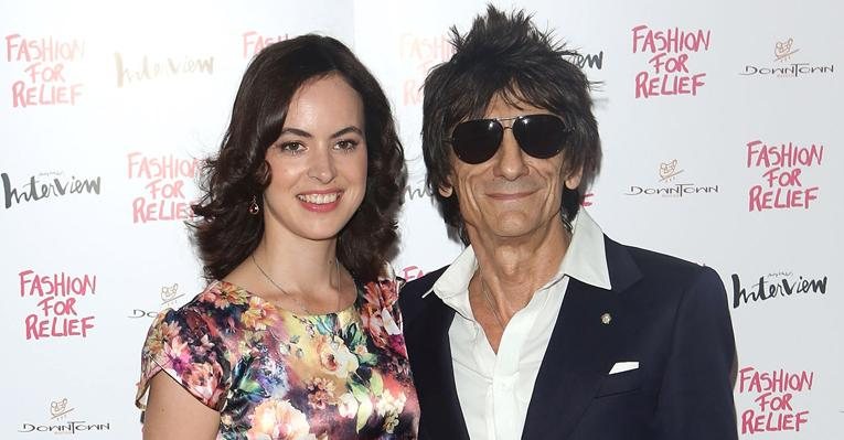 Ronnie Wood e Sally Humphreys - Getty Images