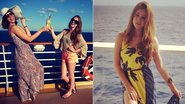 Marina Ruy Barbosa e Amanda Richter curtem férias no Caribe - Reprodução / Twitter