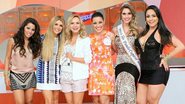 Eliana comanda 'Rola ou Enrola' com Stephany, Adriana Ribeiro, Milene 'do Ratinho', Aline Pierre e Andressa Soares - Lourival Ribeiro/SBT