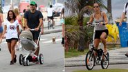 Ricardo Pereira com a mulher, Francisca Pinto, e o filho, Vicente; Fernanda de Freitas - Wallace Barbosa / AgNews; Delson Silva / AgNews