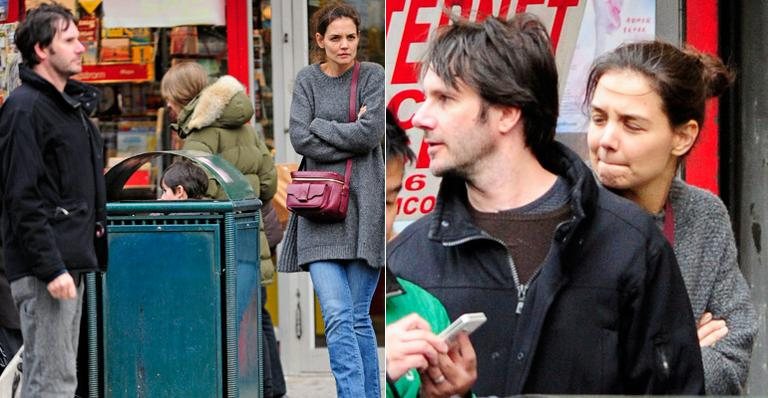 Katie Holmes e Josh Hamilton em Nova York - Splash News