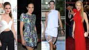 Kristen Stewart, Jennifer Connelly, Gisele Bündchen e Nicole Kidman com criações de Nicolas Ghesquière - foto-montagem