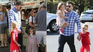 Ben Affleck e as filhas Violet e Seraphina - The Grosby Group